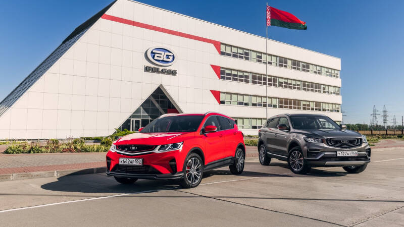 Перечислены отличия автомобилей Belgee от Geely