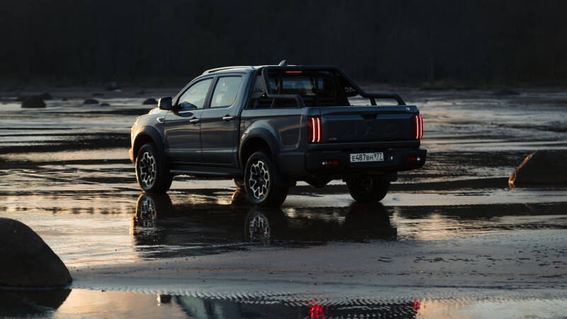 Фишерманс френд: тест пикапа JAC T9 с агрессивной внешностью и «автоматом»
