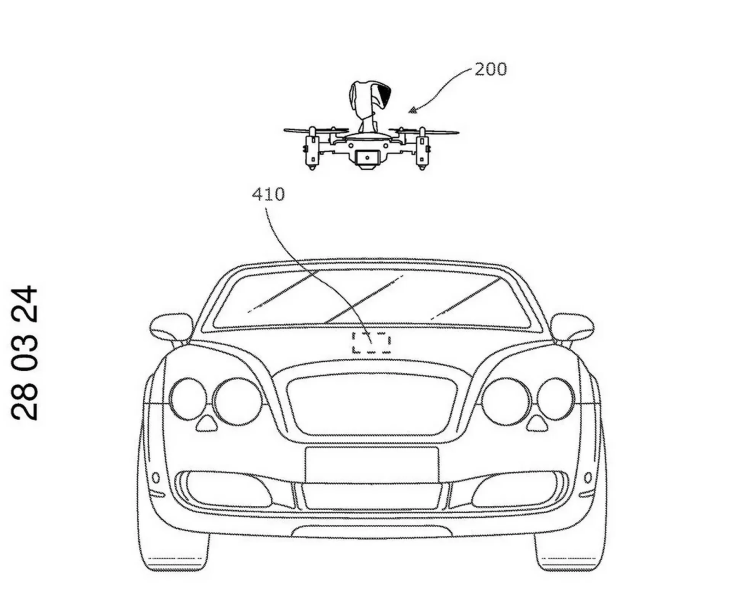 Bentley хочет сделать дрон из эмблемы